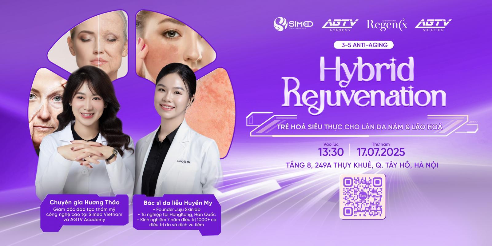 HYBRID REJUVENATION - TRẺ HOÁ SIÊU THỰC CHO LÀN DA NÁM & LÃO HOÁ