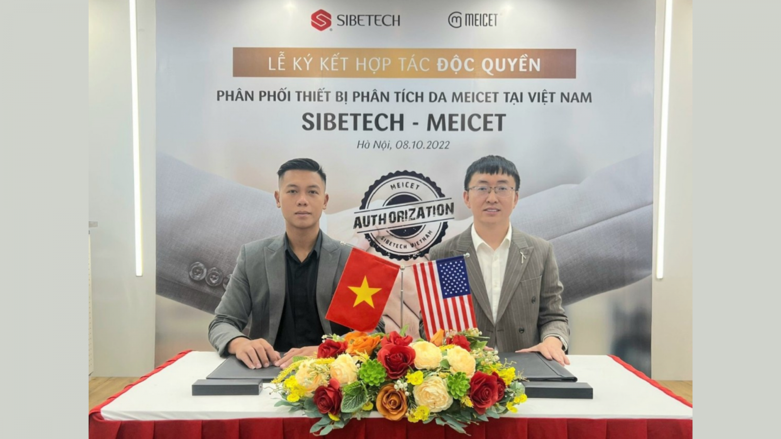 LỄ KÝ KẾT HỢP TÁC PHÂN PHỐI ĐỘC QUYỀN MÁY PHÂN TÍCH DA MEICET TẠI THỊ TRƯỜNG VIỆT NAM