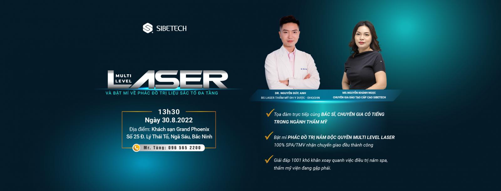 HỘI THẢO KHOA HỌC: MULTI LEVEL LASER VÀ BẬT MÍ VỀ PHÁC ĐỒ TRỊ LIỆU SẮC TỐ ĐA TẦNG