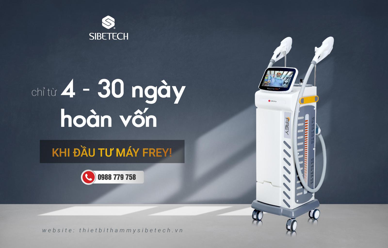 THỜI GIAN HOÀN VỐN CHỈ TỪ 4-30 NGÀY KHI ĐẦU TƯ MÁY FREY!
