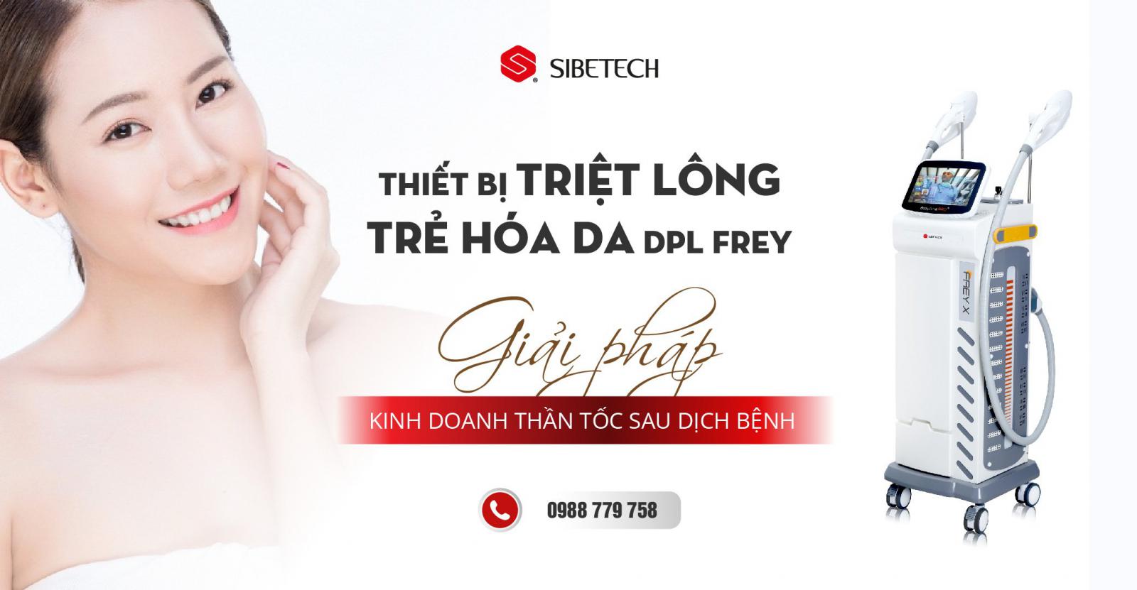 THIẾT BỊ TRIỆT LÔNG, TRẺ HÓA DA DPL FREY- thiết bị thẩm mỹ được lựa chọn đầu tư nhiều nhất năm 2021 